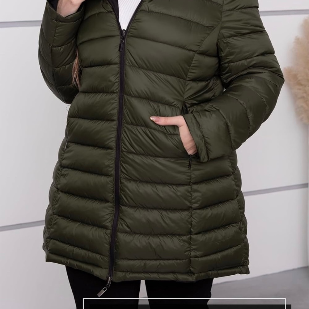 Geschallino women’s reversible puffe coat